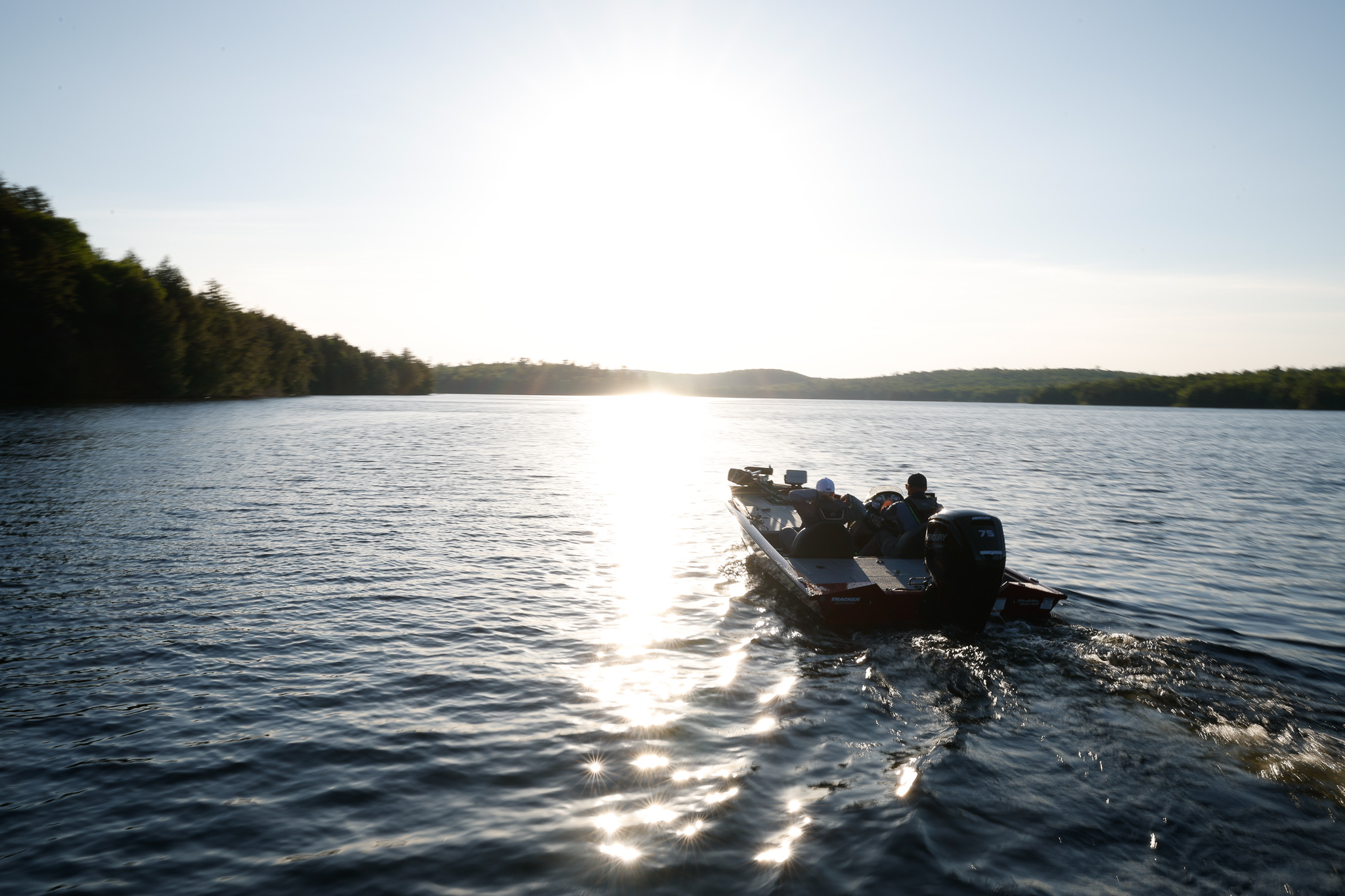 A fishing boat on the water. 