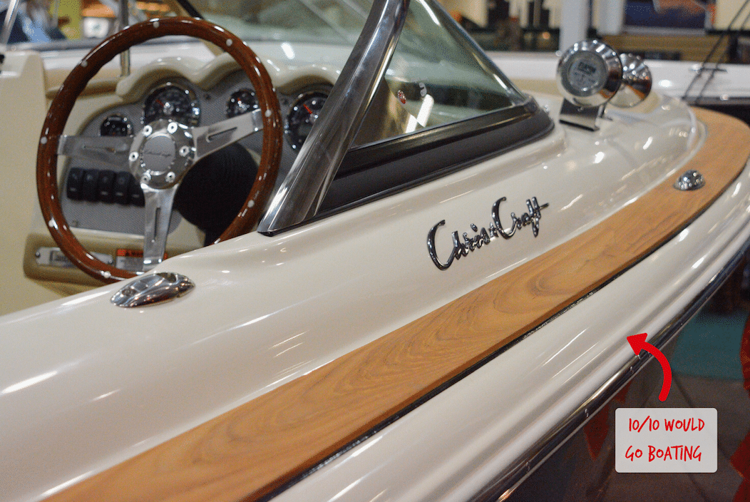 Picture of a properly maintained boat exterior, to illustrate boat maintenance.