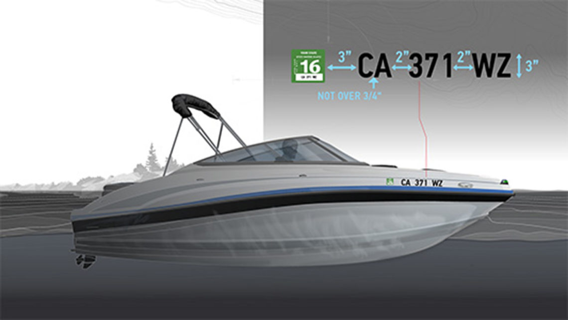 boat registration process in California