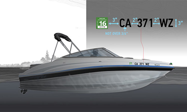 boat registration process in California